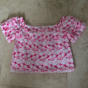 Lilly Pulitzer Lesley NWT Off the Shoulder Top